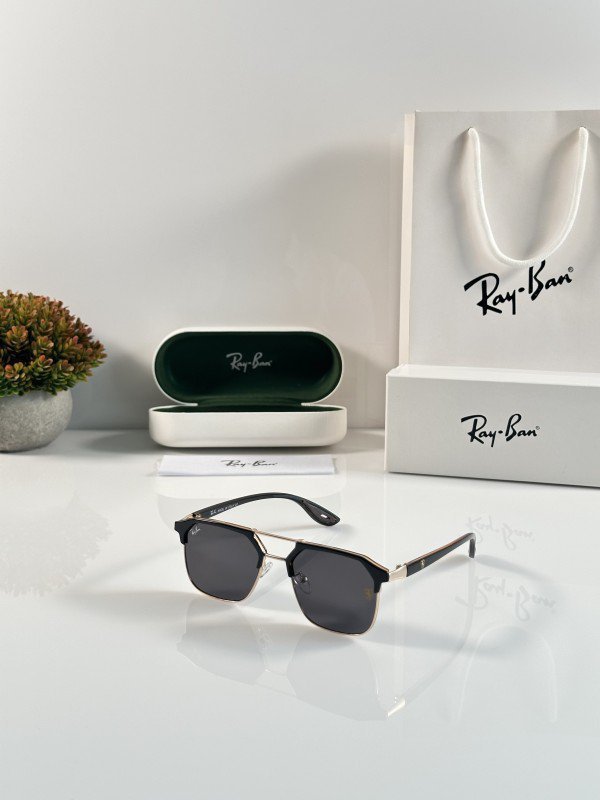 Rayban 04 Gold Black Brown Stick