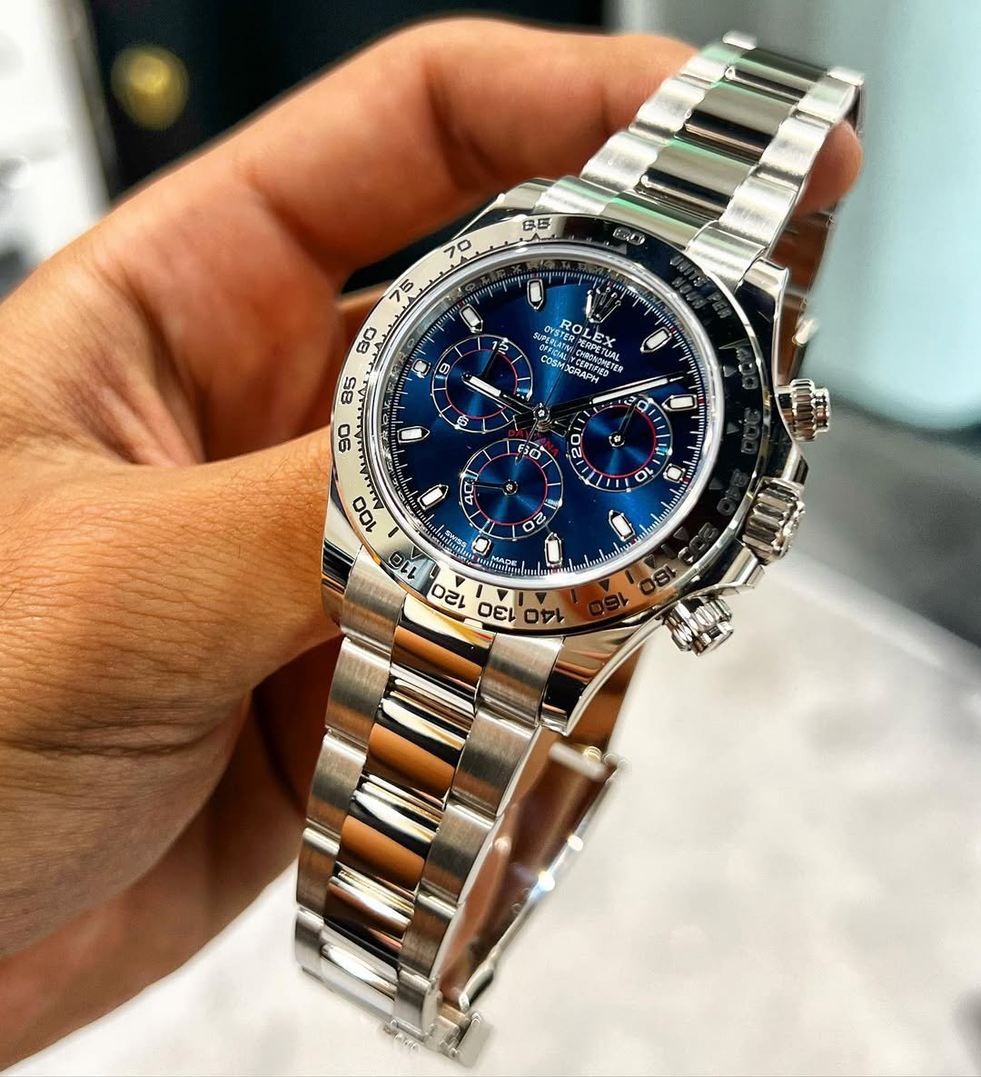 ROLEX DAYTONA WITH BLUE DAIL