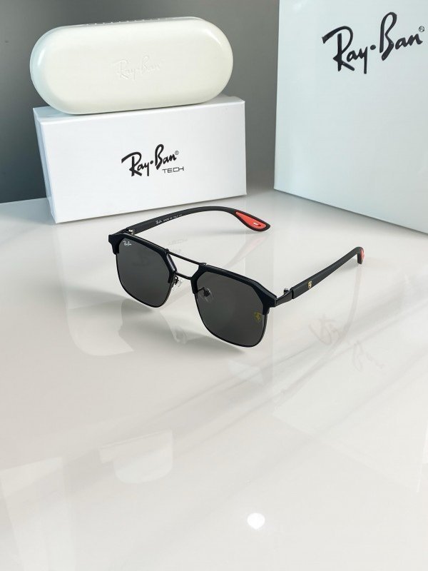 Rayban04 black red